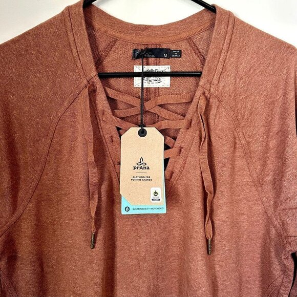 NWT Prana Cozy Up Terry Dress in Roux Heather - Size Medium - Picture 5 of 10